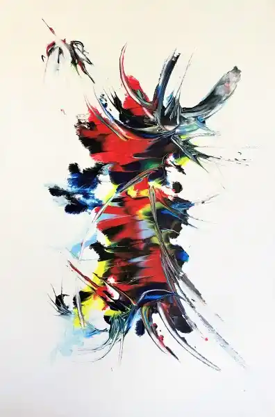 Zdjęcie obrazu JUSTINE - Graffiti - JUSTINE. Foksal17 - Galeria Sztuki w Warszawie.