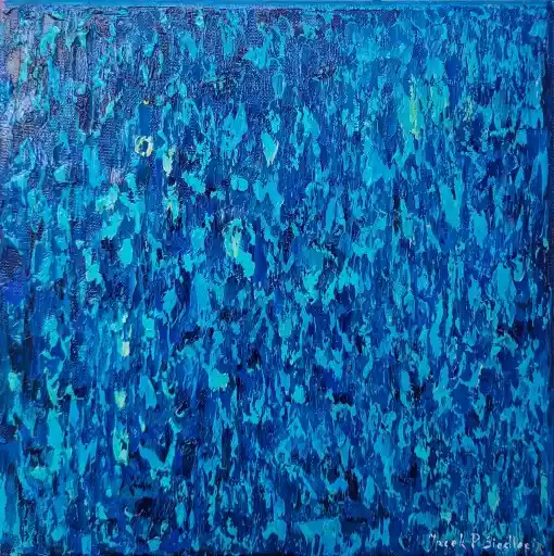 Zdjęcie obrazu Jacek Paweł Siedlec - The depth of the ocean - . Foksal17 - Galeria Sztuki w Warszawie.