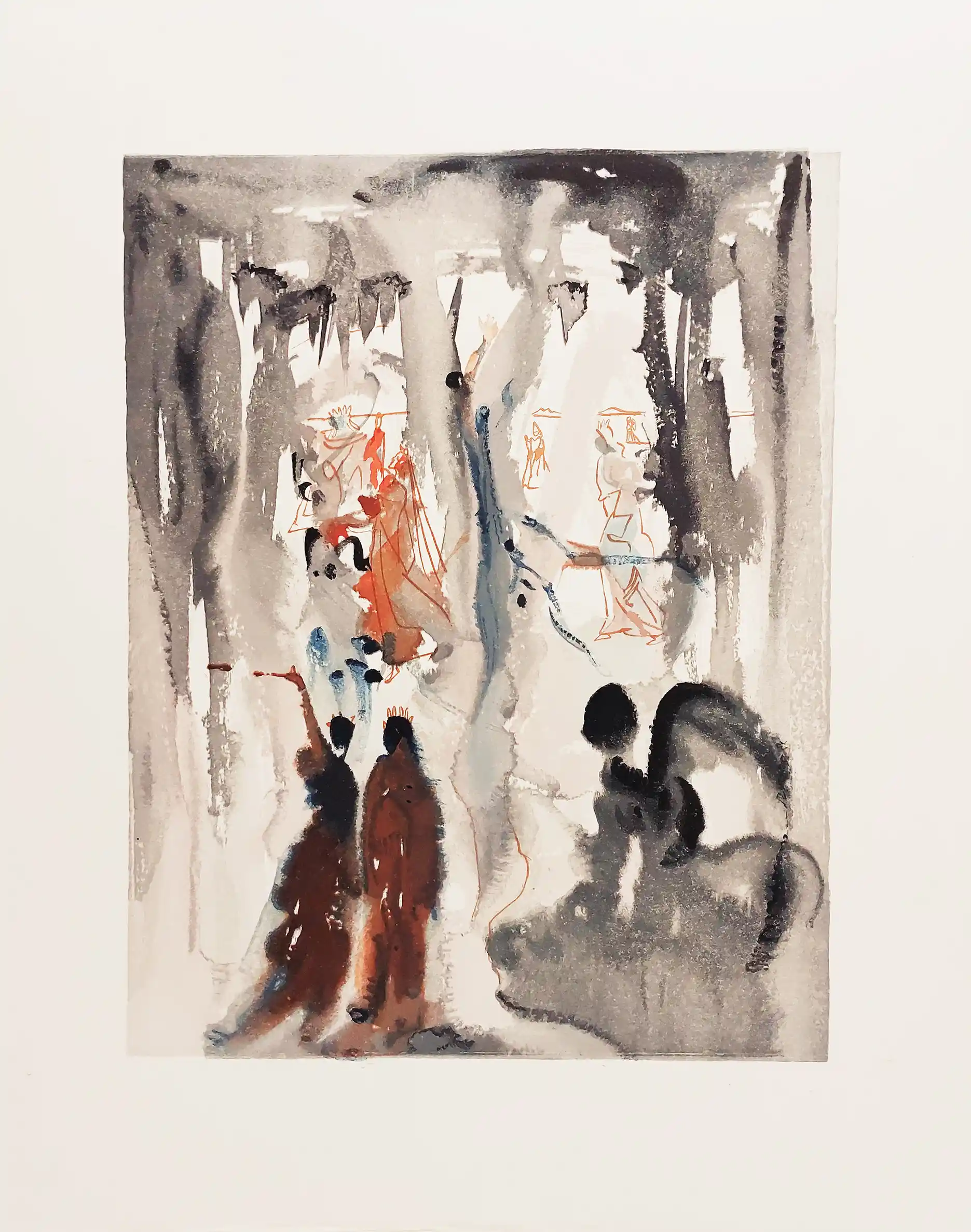 Zdjęcie obrazu Oryginalna doskonałość, Boska Komedia (Raj: Pieśń 13) - Salvador Dalí (1904 - 1989). Foksal17 - Galeria Sztuki w Warszawie.