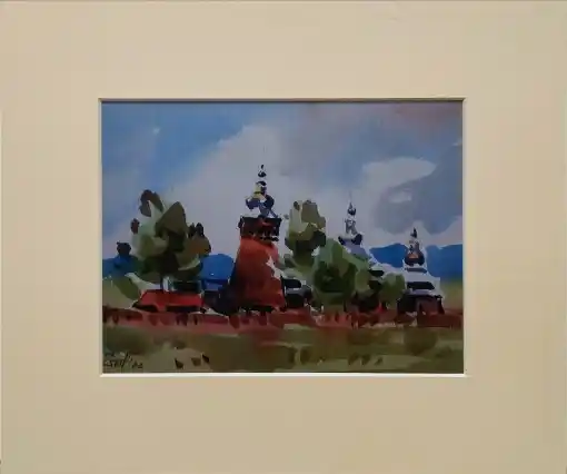 Zdjęcie obrazu W. Zort - Cerkiew III - W. Zort. Foksal17 - Galeria Sztuki w Warszawie.