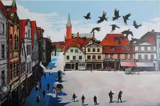 Zdjęcie obrazu Ryszard Zając - Lauenburg i. Pom. (3) - Ryszard Zając. Foksal17 - Galeria Sztuki w Warszawie.