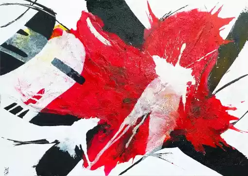 Zdjęcie obrazu Michał Jamioł - Żar myśli - Michał Jamioł. Foksal17 - Galeria Sztuki w Warszawie.