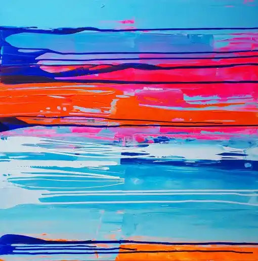 Zdjęcie obrazu Paul Poison - Abstract XVI - . Foksal17 - Galeria Sztuki w Warszawie.