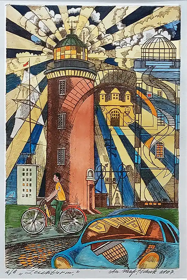 Zdjęcie obrazu Anatoliy Marchuk - Turm - Anatoliy Marchuk. Foksal17 - Galeria Sztuki w Warszawie.
