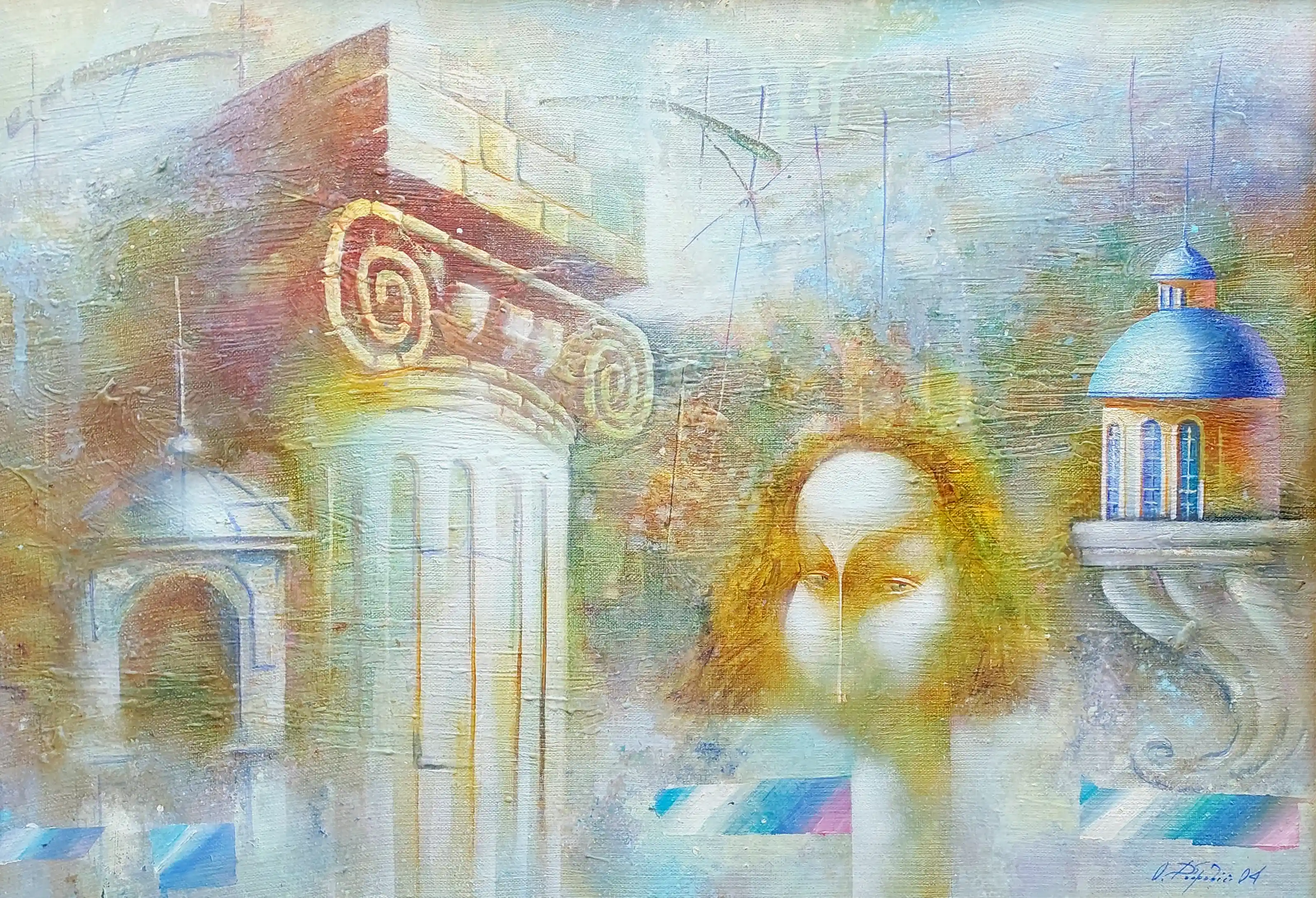 Zdjęcie obrazu Alexander Dobrodiy - Motyw architektoniczny - Alexander Dobrodiy. Foksal17 - Galeria Sztuki w Warszawie.