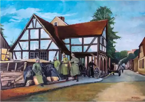 Zdjęcie obrazu Ryszard Zając - Lauenburg i. Pom. (12) - Ryszard Zając. Foksal17 - Galeria Sztuki w Warszawie.