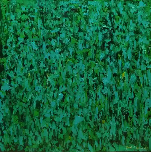 Zdjęcie obrazu Jacek Paweł Siedlec - Green - . Foksal17 - Galeria Sztuki w Warszawie.