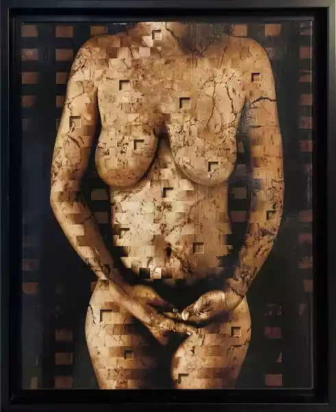 Zdjęcie obrazu Georges Dumas - La Vierge Folle IV ( w ramie 45x55cm) - Georges Dumas. Foksal17 - Galeria Sztuki w Warszawie.