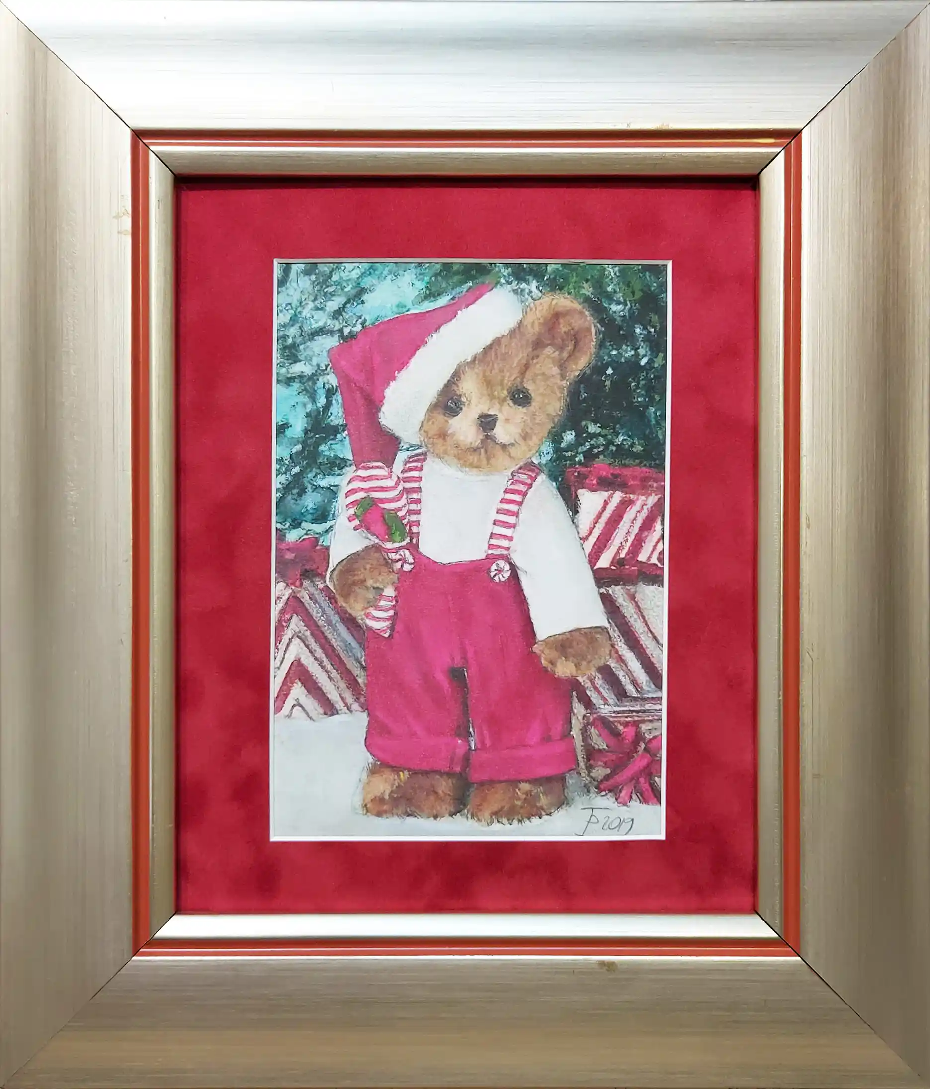 Zdjęcie obrazu Ida Perens - Idą święta - Ida Perens. Foksal17 - Galeria Sztuki w Warszawie.