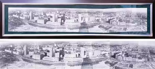 Zdjęcie obrazu Kazimierz Zalewski - Panorama Warszawy - . Foksal17 - Galeria Sztuki w Warszawie.