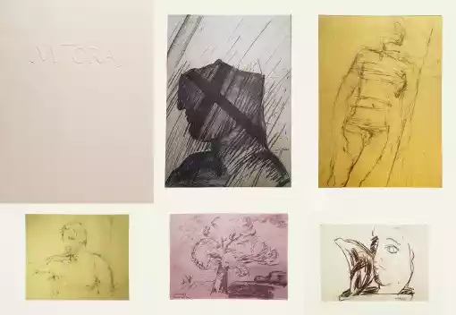 Zdjęcie obrazu Igor Mitoraj - Teka z 5 reprodukcjami zdjęć prac Mitoraja - . Foksal17 - Galeria Sztuki w Warszawie.