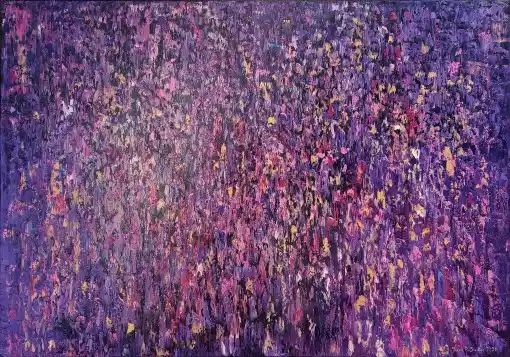Zdjęcie obrazu Jacek Paweł Siedlec - Purple meadow - Jacek Paweł Siedlec. Foksal17 - Galeria Sztuki w Warszawie.