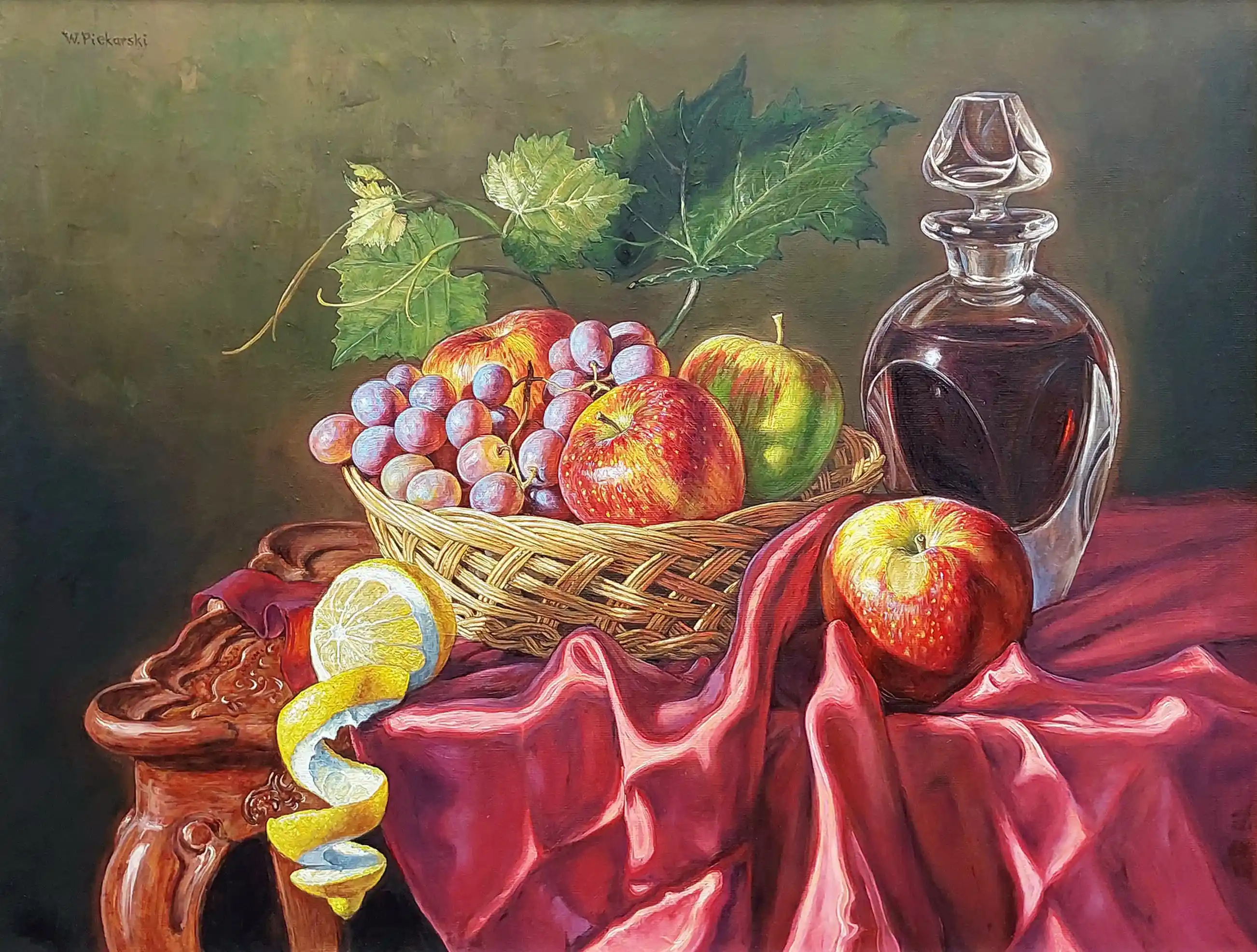 Zdjęcie obrazu Wojciech Piekarski - Martwa natura z karafką - Wojciech Piekarski. Foksal17 - Galeria Sztuki w Warszawie.