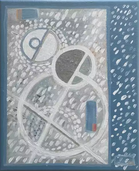 Zdjęcie obrazu Justyna Ziółkowska - Układ słoneczny 3 - Justyna Ziółkowska. Foksal17 - Galeria Sztuki w Warszawie.