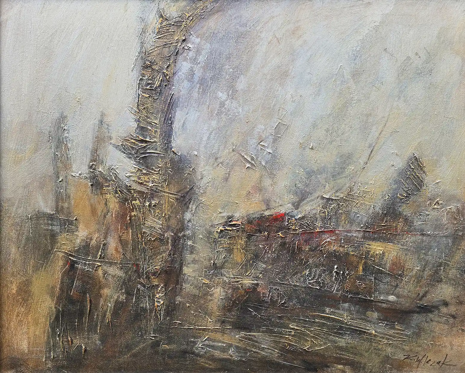 Zdjęcie obrazu Kornel Wilczek - Wojownik - Kornel Wilczek. Foksal17 - Galeria Sztuki w Warszawie.