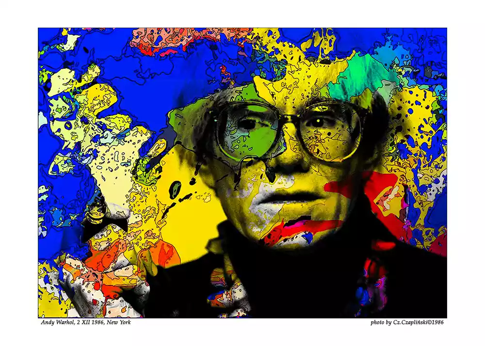 Zdjęcie obrazu Czesław Czapliński - Andy Warhol (2)/A.P. - . Foksal17 - Galeria Sztuki w Warszawie.