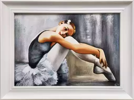 Zdjęcie obrazu Teja - Baletnica tancerka I - Teja. Foksal17 - Galeria Sztuki w Warszawie.