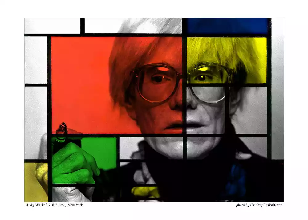 Zdjęcie obrazu Czesław Czapliński - Andy Warhol (1)/A.P. - . Foksal17 - Galeria Sztuki w Warszawie.