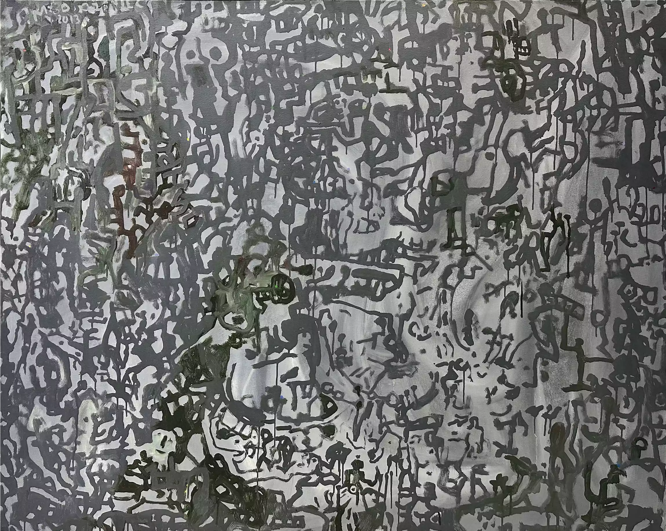 Zdjęcie obrazu Stanisław Młodożeniec - Grey - . Foksal17 - Galeria Sztuki w Warszawie.