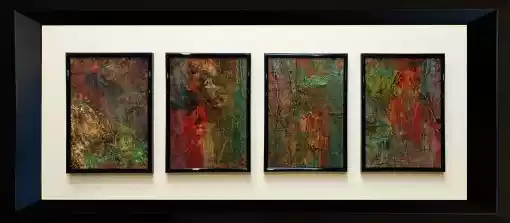 Zdjęcie obrazu Mykola Ilchuk - Bez tytułu (15 x 20 cm x 4) - Mykola Ilchuk. Foksal17 - Galeria Sztuki w Warszawie.