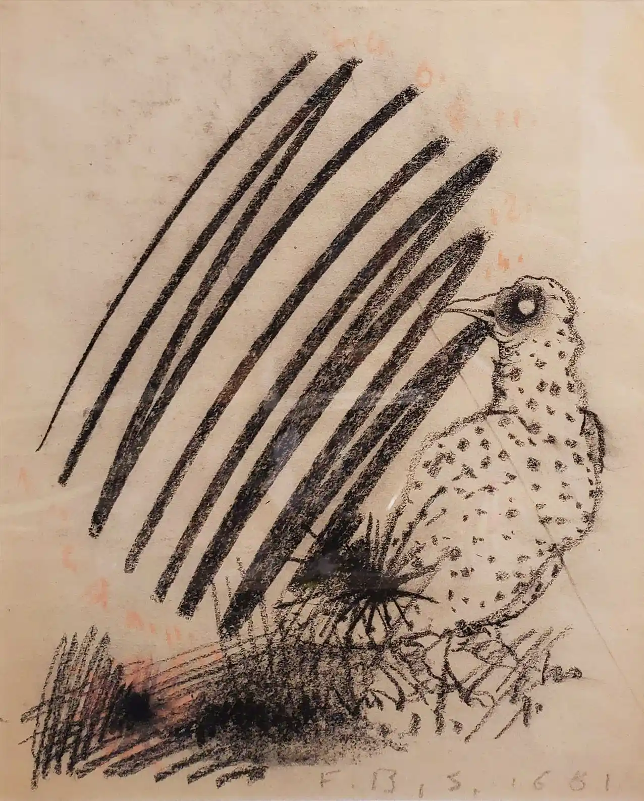 Zdjęcie obrazu Bez tytułu - Franciszek  Starowieyski (1930 - 2009) . Foksal17 - Galeria Sztuki w Warszawie.