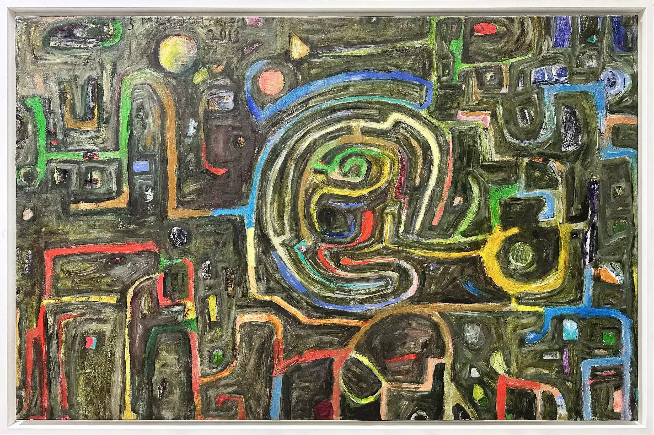 Zdjęcie obrazu Stanisław Młodożeniec - Good Evening - . Foksal17 - Galeria Sztuki w Warszawie.
