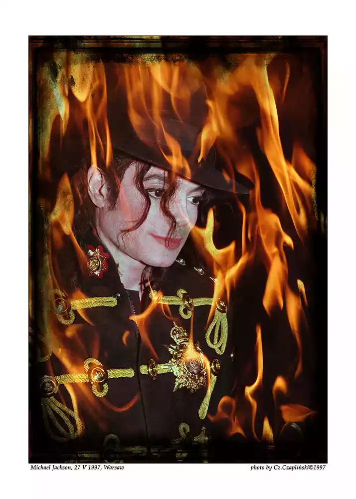 Zdjęcie obrazu Czesław Czapliński - Michael Jackson/Warsaw (1)/A.P. - . Foksal17 - Galeria Sztuki w Warszawie.