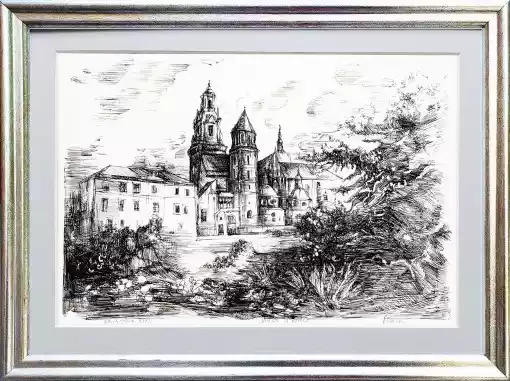 Zdjęcie obrazu Andrzej Masianis - Kraków w grafice III (edycja 8/12) - Andrzej Masianis. Foksal17 - Galeria Sztuki w Warszawie.