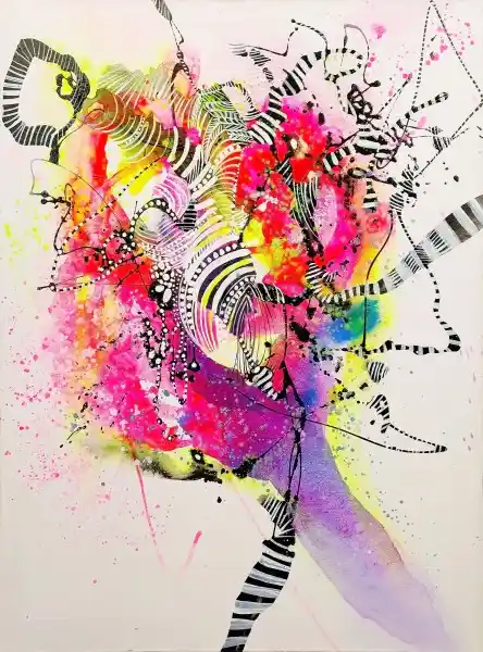Zdjęcie obrazu Marlena Majchrzak - Abstract VIII - Marlena Majchrzak. Foksal17 - Galeria Sztuki w Warszawie.