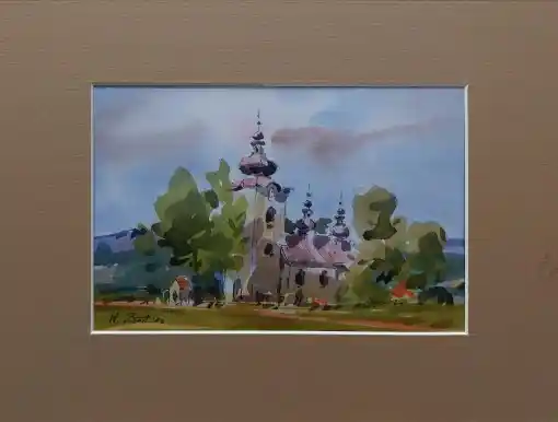 Zdjęcie obrazu W. Zort - Cerkiew IV - W. Zort. Foksal17 - Galeria Sztuki w Warszawie.