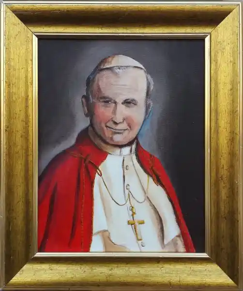 Zdjęcie obrazu Ł. Lewkowicz - Papież - Ł. Lewkowicz. Foksal17 - Galeria Sztuki w Warszawie.