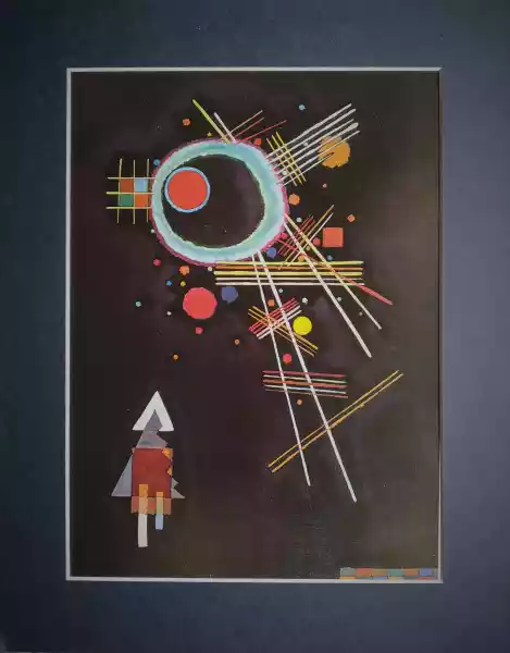 Zdjęcie obrazu Wassily Kandinsky - Radiation Lines - Wassily Kandinsky. Foksal17 - Galeria Sztuki w Warszawie.