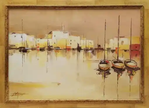 Zdjęcie obrazu Marek Mayer - Spokojna przystań - Marek Mayer. Foksal17 - Galeria Sztuki w Warszawie.